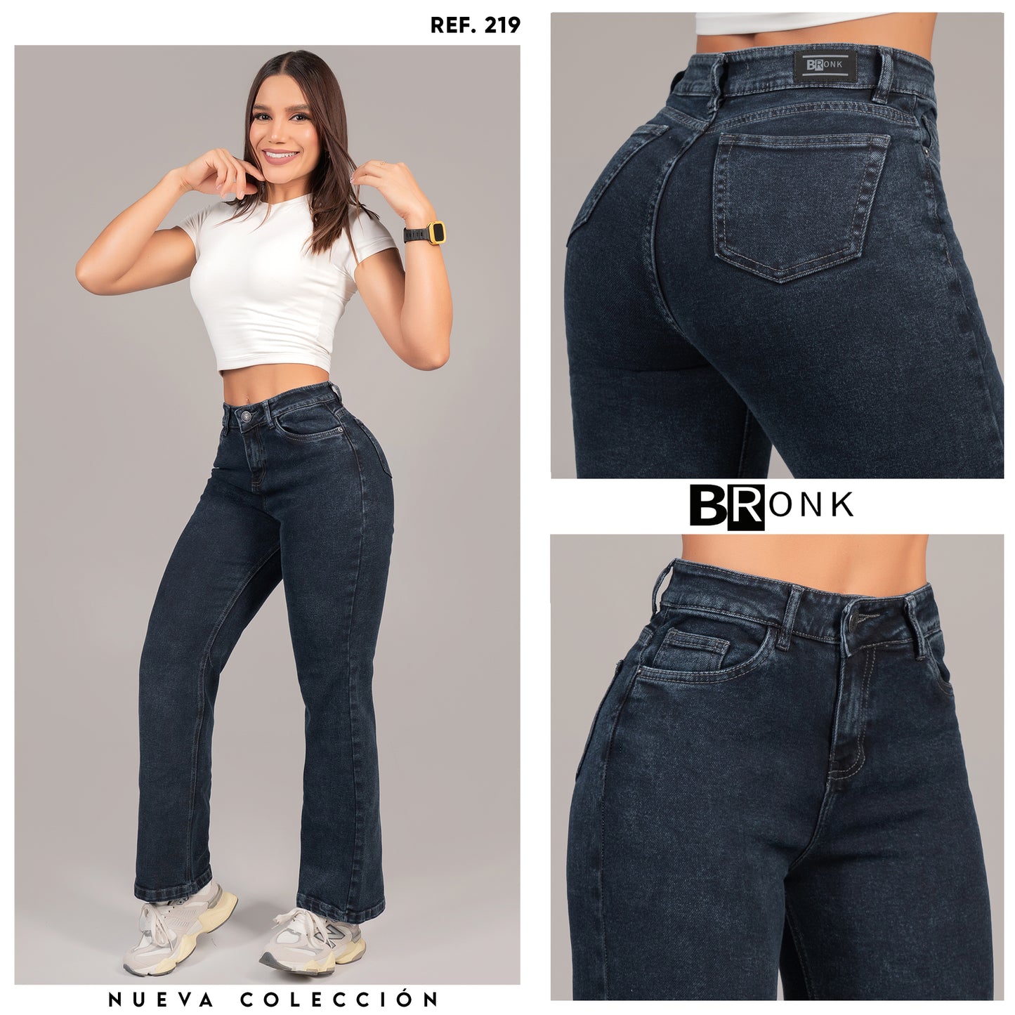 JEANS DAMA RIGIDO REF-219