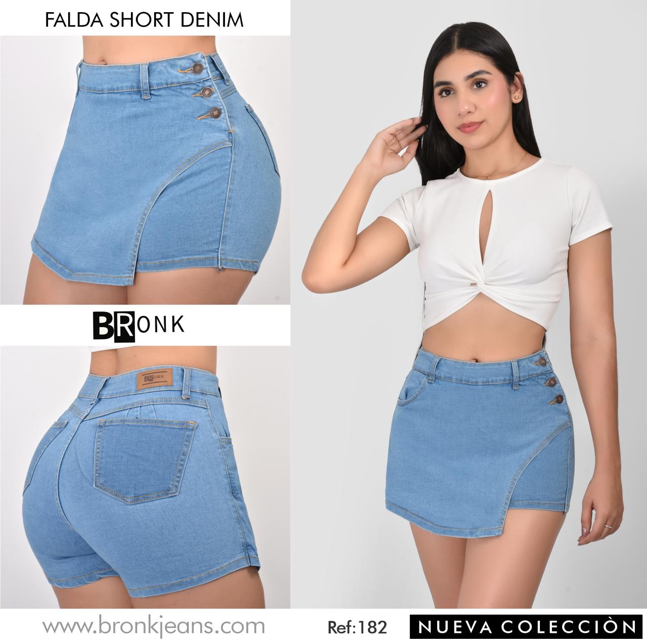 FALDA SHORT MUJER STRECH REF. 182