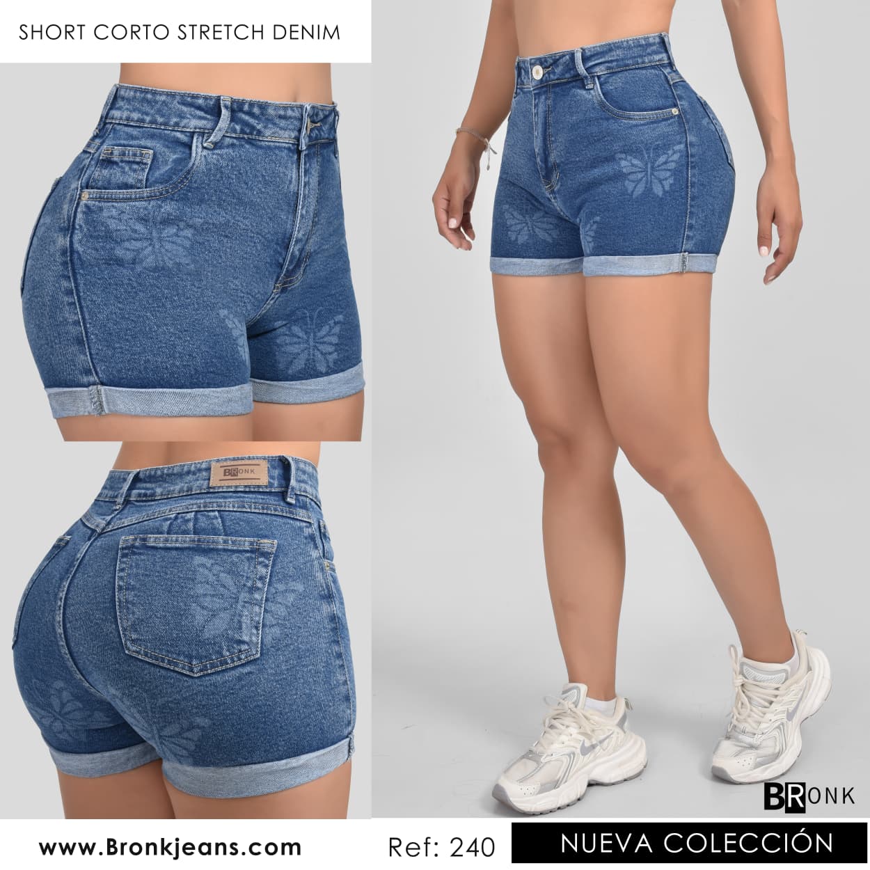 SHORT MUJER RIGIDO REF 240