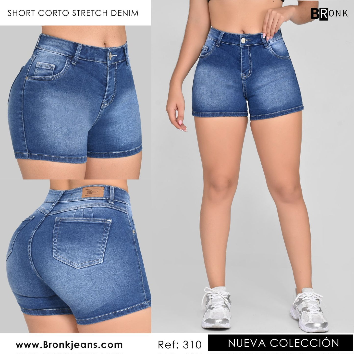 SHORT MUJER STRECH REF. 310