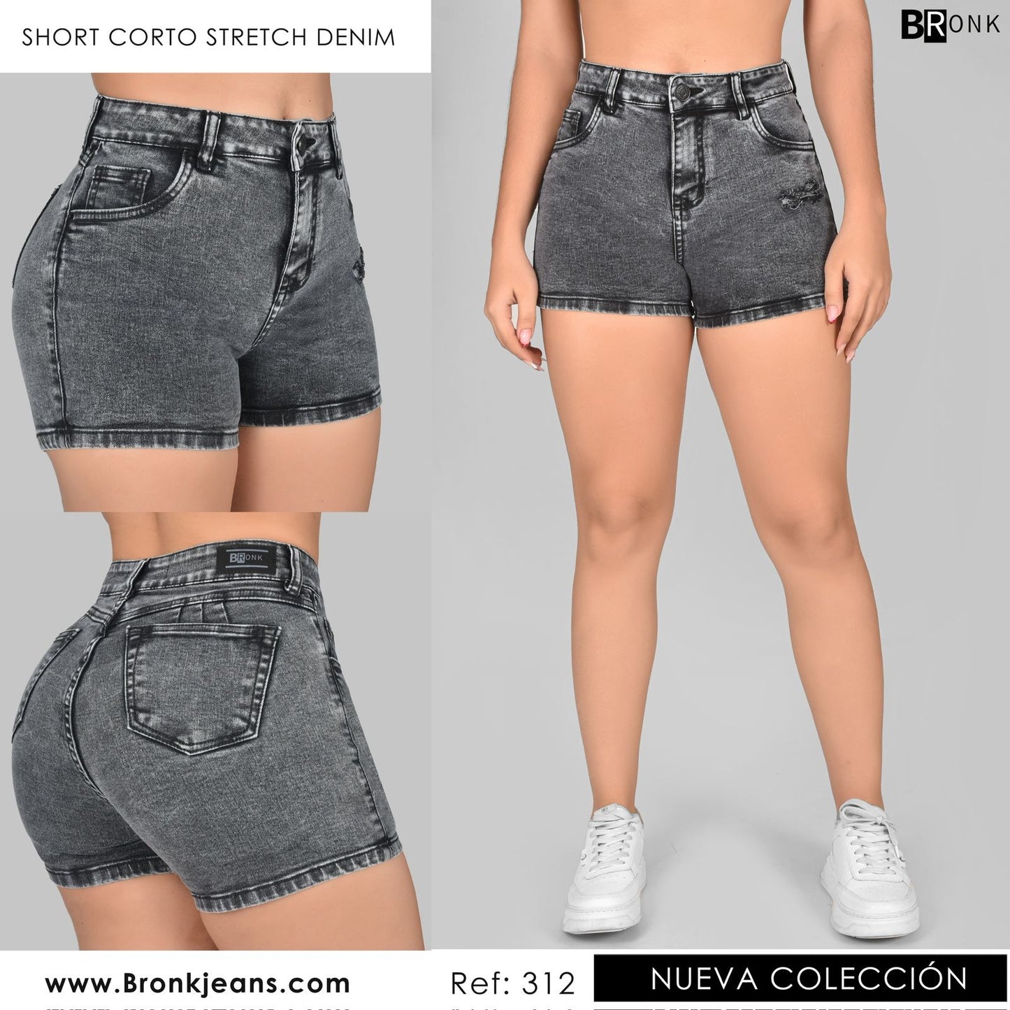 SHORT MUJER STRECH REF. 312