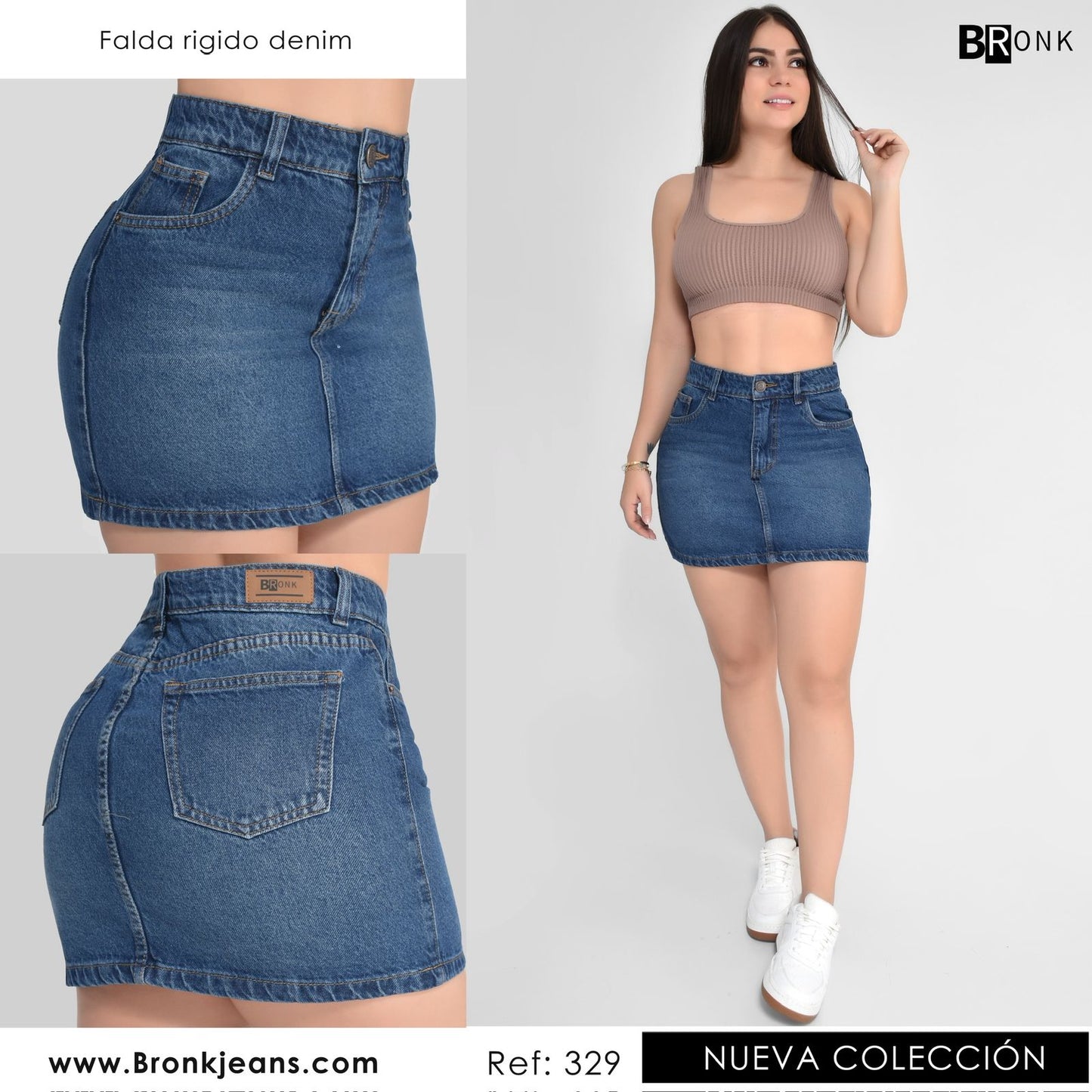 FALDA MUJER RIGIDA REF. 329