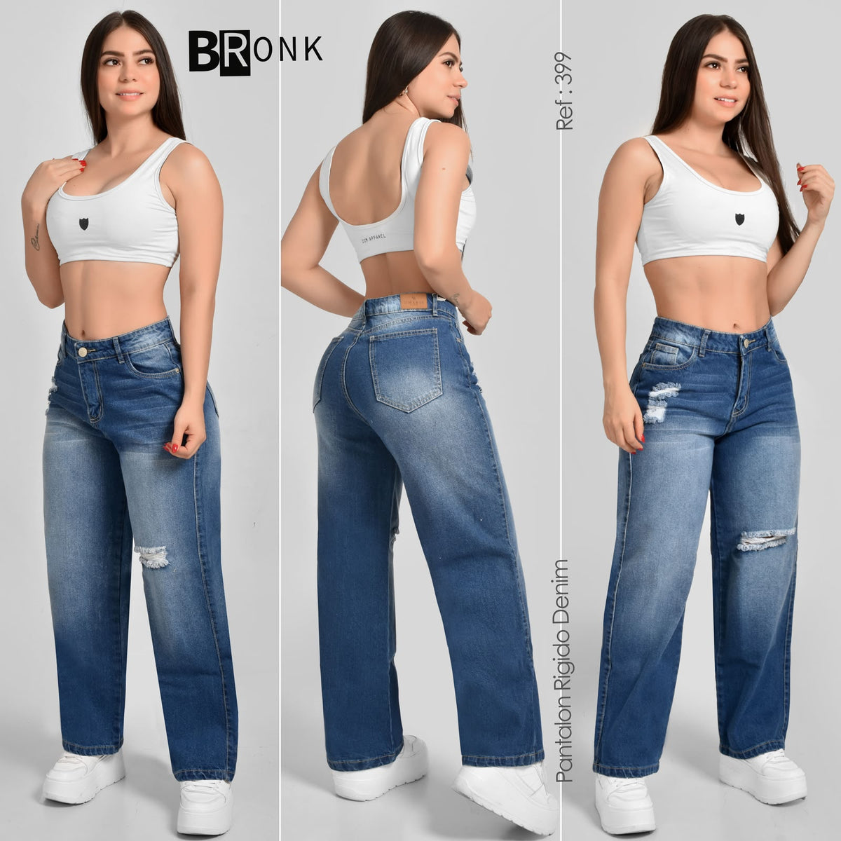 JEANS DAMA RIGIDO REF. 399