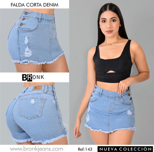 FALDA SHORT MUJER STRECH REF. 143