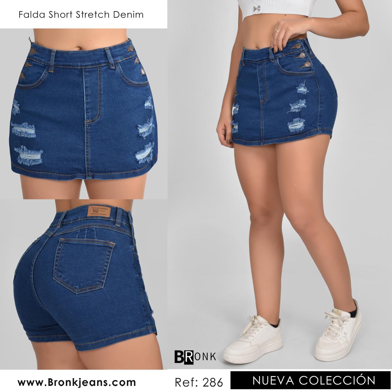 FALDA SHORT MUJER STRECH REF. 286