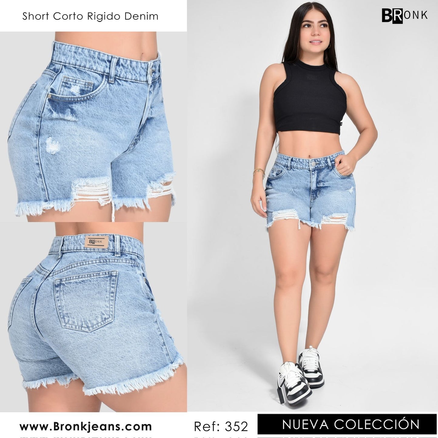 SHORT MUJER RIGIDO   REF 352