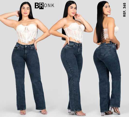 JEANS DAMA BOTA RECTA STRETCH REF. 365